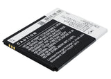 Battery for Coolpad 5315 CPLD-129 3.7V Li-ion 2500mAh / 9.25Wh