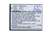 Battery for Coolpad 8029 CPLD-147 3.7V Li-ion 1300mAh / 4.81Wh