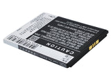 Battery for Coolpad 8920 CPLD-20 3.7V Li-ion 2000mAh / 7.40Wh