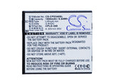 Battery for Coolpad 8702D CPLD-340 3.8V Li-ion 1800mAh / 6.84Wh
