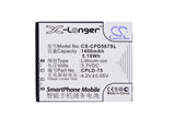 Battery for Coolpad 7260 plus CPLD-75 3.7V Li-ion 1400mAh / 5.18Wh
