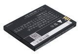 Battery for Coolpad D60 CPLD-24 3.7V Li-ion 1100mAh / 4.07Wh
