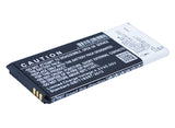 Battery for Coolpad 7060S CPLD-137 3.7V Li-ion 1500mAh / 5.55Wh
