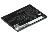Battery for Coolpad 8717 CPLD-151 3.8V Li-ion 1800mAh / 6.84Wh