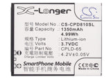 Battery for Coolpad 8810 CPLD-65 3.7V Li-ion 1350mAh / 4.99Wh