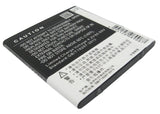 Battery for Coolpad 8085Q CPLD-308 3.7V Li-ion 1650mAh / 6.11Wh