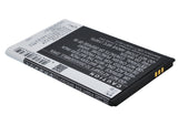 Battery for Coolpad 8710 CPLD-01 3.7V Li-ion 1700mAh / 6.29Wh