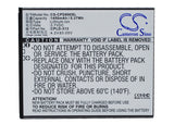 Battery for Coolpad 8908 CPLD-313 3.7V Li-ion 1450mAh / 5.37Wh