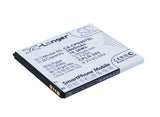 Battery for Coolpad 9070 plus CPLD-303 3.7V Li-ion 2800mAh / 10.36Wh