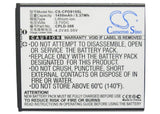 Battery for Coolpad 9150 CPLD-306 3.7V Li-ion 1450mAh 5.37Wh
