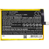 Battery for Coolpad 3602U CPLD-348 3.7V Li-Polymer 2000mAh / 7.40Wh