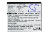 Battery for Coolpad T60 CPLD-36 3.7V Li-ion 800mAh / 2.96Wh