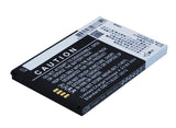 Battery for Coolpad F69 CPLD-27 3.7V Li-ion 1400mAh / 5.18Wh