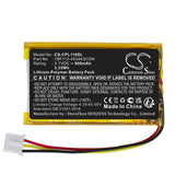 Battery for CalAmp LMU-1200  1BF112-453443CON 3.7V Li-Polymer 900mAh / 3.33Wh