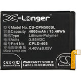 Battery for Coolpad Note 5 TD-LTE Dual SIM CPLD-405 3.85V Li-Polymer 4000mAh / 1