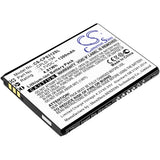 Battery for Coolpad 3312A CPLD-194 3.7V Li-ion 1300mAh / 4.81Wh