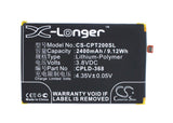 Battery for Coolpad Y82-520 CPLD-368 3.8V Li-Polymer 2400mAh / 9.12Wh