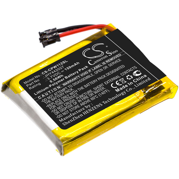 Battery for Compustar RFX-P2WT12-SS JHY442027 3.7V Li-Polymer 150mAh / 0.56Wh