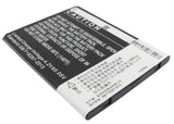 Battery for Coolpad W706 plus CPLD-80, W706 3.7V Li-ion 1250mAh / 4.62Wh