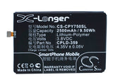 Battery for Coolpad T2-C01 CPLD-359 3.8V Li-Polymer 2500mAh / 9.50Wh