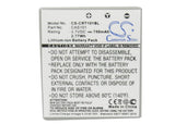 Battery for Creative VF0570 CAS101 3.7V Li-ion 750mAh