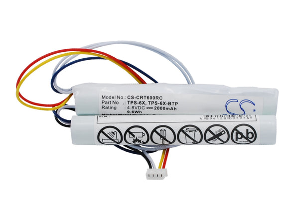 Battery for Crestron TST-600 Wireless Touch Screen 6504906, TPS-6X, TPS-6X-BTP 4