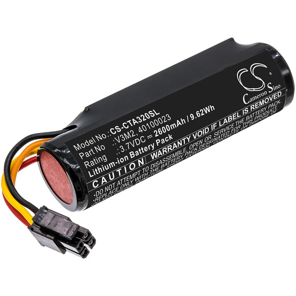 Battery for Dejavoo Z9 Black 3.7V Li-ion 2600mAh / 9.62Wh