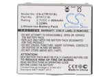 Battery for Casio C721 BTR721B 3.7V Li-ion 600mAh / 2.22Wh