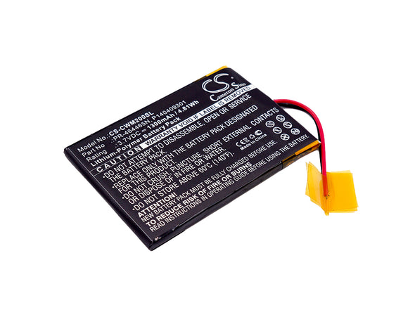 Battery for Cowon M2 32G P140409301, PR-464465N 3.7V Li-Polymer 1300mAh / 4.81Wh