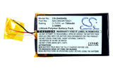 Battery for Creative Zen Wav BAC0603R79921 3.7V Li-Polymer 700mAh