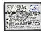 Battery for Sanyo DMX-X1200 DB-L80, DB-L80AU 3.7V Li-ion 740mAh / 2.7Wh