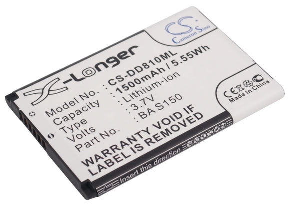 Battery for Vodafone VPA Compact GPS 35H00077-00M, 35H00077-02M, 35H00077-04M, 3