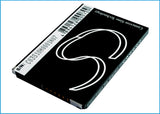 Battery for HTC Mogul 35H00077-00M, 35H00077-02M, TRIN160 3.7V Li-Polymer 1250mA