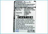 Battery for O2 XDA Argon 35H00077-00M, 35H00077-02M, TRIN160 3.7V Li-Polymer 125