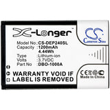 Battery for Doro 13 DBO-1000A 3.7V Li-ion 1200mAh / 4.44Wh