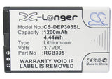 Battery for Myphone 3200i DualSim MP-S-B 3.7V Li-ion 1200mAh / 4.44Wh