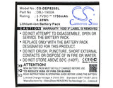 Battery for Doro Liberto 820 DBJ-1900A 3.7V Li-ion 1750mAh / 6.48Wh