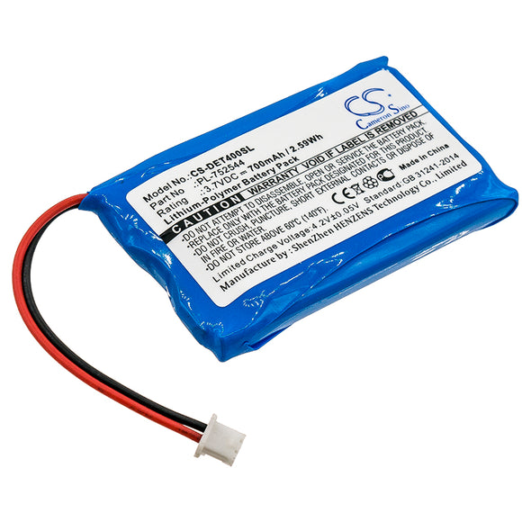 Battery for Educator ET-802 Transmitters PL-752544 3.7V Li-Polymer 700mAh / 2.59