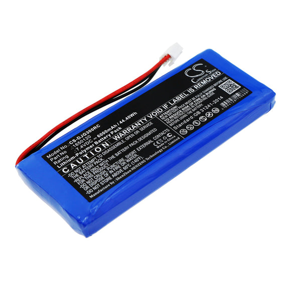 Battery for DJI Inspire 2 Controller 1650120, GL300C, GL300E, GL300F 7.4V Li-Pol