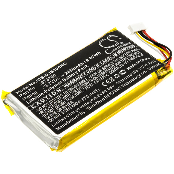 Battery for DJI Mavic Air Remote Controller 973760 3.7V Li-Polymer 2450mAh / 9.0