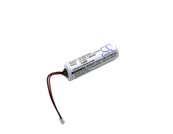 Battery for Datalogic QS6500BT 10-4765, 5-3112, EP0906 3.7V Li-ion 800mAh / 2.96