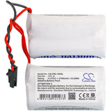 Battery for Saft 720553000 6.0V Alkaline 2700mAh / 16.20Wh