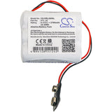 Battery for Vingcard 1200 DL-26, EBDL-26, HTL-26 9.0V Alkaline 2700mAh / 24.30Wh