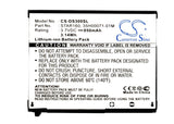 Battery for Cingular 3125 STAR160 3.7V Li-ion 850mAh / 3.14Wh