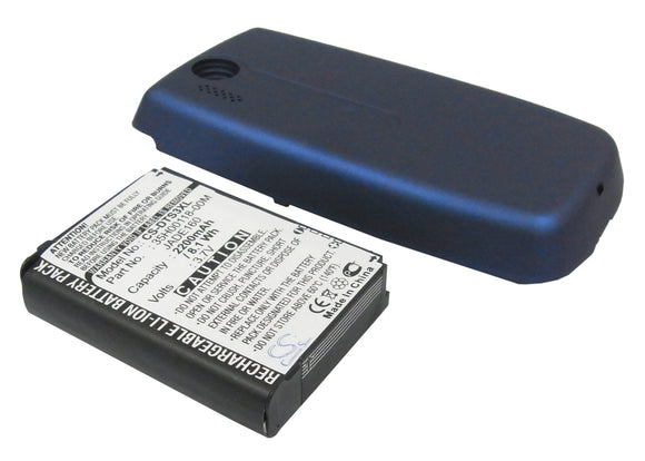 Battery for HTC Jade 100 35H00118-00M, BA S330, JADE160 3.7V Li-ion 2200mAh / 8.