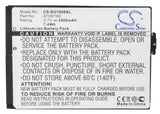Battery for O2 XDA Flint 35H00081-00M, ATHE160 3.7V Li-ion 2000mAh / 7.4Wh