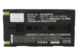 Battery for Sanyo iDshot IDC-1000ZU NVP-D6, UR-121, UR-121D, UR-124, UR-124D 7.4