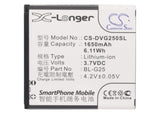 Battery for Coolpad CPLD-94 CPLD-94 3.7V Li-ion 1650mAh / 6.11Wh