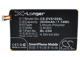 Battery for DOOV S2X PL-C01, PL-C04 3.8V Li-Polymer 2030mAh / 7.71Wh
