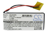 Battery for Gateway DMP-X20 MP3 player DMP-X20 3.7V Li-ion 750mAh
